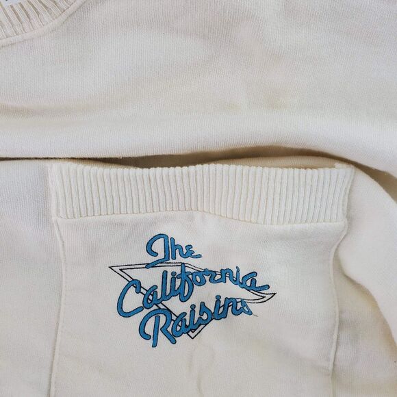 VINTAGE Rare 80's The California Raisins Sweatshirt Sun Sportswear Large - Picture 13 of 16